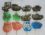 12 Oude Auto Speldjes, Verzamelen, Ophalen of Verzenden, Gebruikt, Overige onderwerpen, Speldje of Pin