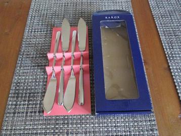 Karox Salland Set van 4 vismessen RVS 18/10 Nieuw beschikbaar voor biedingen