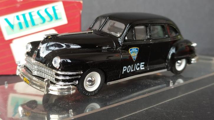 Chrysler Windsor Police 1:43 Vitesse Pol, Hobby en Vrije tijd, Modelauto's | 1:43, Zo goed als nieuw, Auto, Verzenden