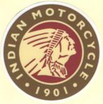 Indian Motorcycle 1901 sticker #13, Ophalen of Verzenden