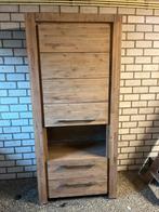 Mango houten opbergkast 200cm hoog, Huis en Inrichting, Kasten | Buffetkasten, 200 cm of meer, Warm modern, Zo goed als nieuw