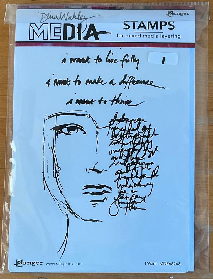 Dina Wakley stempelsets, nieuw en ongebruikt, Hobby en Vrije tijd, Stempelen, Nieuw, EZ-mounted stempel, Ophalen of Verzenden