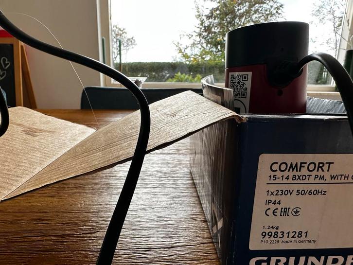 Grundfos Comfort 15-14 BXDT PM Circulatiepomp, Doe-het-zelf en Verbouw, Verwarming en Radiatoren, Zo goed als nieuw, Overige typen