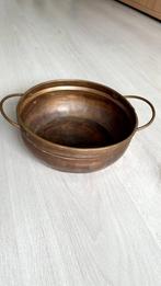Antiek Koperen pot Antique Copper Pot Groot 22.8cm diameter, Ophalen of Verzenden, Koper