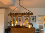 Plafondlamp inclusief lampen, Huis en Inrichting, Lampen | Hanglampen, Ophalen of Verzenden, Zo goed als nieuw, Hout, Minder dan 50 cm