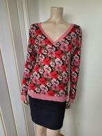 Talking French top bloemen maat XL, Kleding | Dames, Tops, Ophalen of Verzenden, Lange mouw, Roze, Zo goed als nieuw