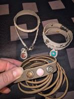 Noosa Amsterdam petite Armbanden & Chunks - Nieuwstaat!, Bruin, Nieuw, Leer, Ophalen of Verzenden