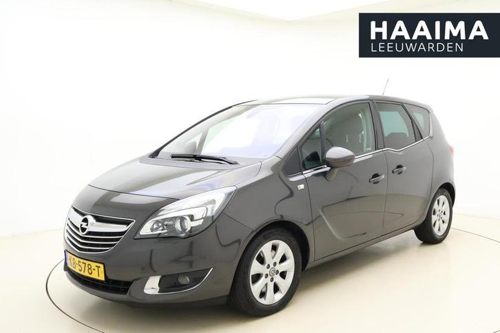 Opel Meriva 1.4 Turbo Cosmo 140 PK | Navigatie | Lederen bek, Auto's, Opel, Bedrijf, Te koop, Meriva, ABS, Airbags, Airconditioning
