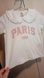 H&M T-shirt Paris - Maat 80 - baby meisje, Meisje, H&M, Ophalen of Verzenden, Zo goed als nieuw