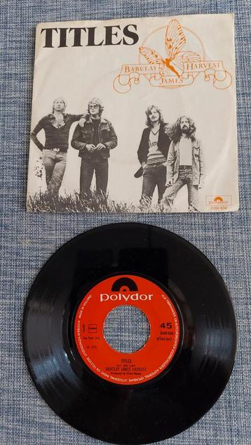 Single Barclay James Harvest - Titles   top40hit 1975 beschikbaar voor biedingen