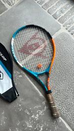 Kinder tennisracket met hoes Dunlop, Ophalen of Verzenden, Zo goed als nieuw, Racket, Dunlop