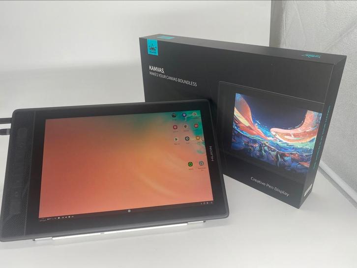 Huion Kamvas Pro 13 (2.5K) – Zo goed als nieuw!, Computers en Software, Tekentablets, Zo goed als nieuw, Ophalen of Verzenden