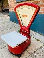 Berkel Weegschaal Rood Emaille 1952 Type L, Ophalen, Minder dan 10 kg, Winkelweegschaal, Zo goed als nieuw