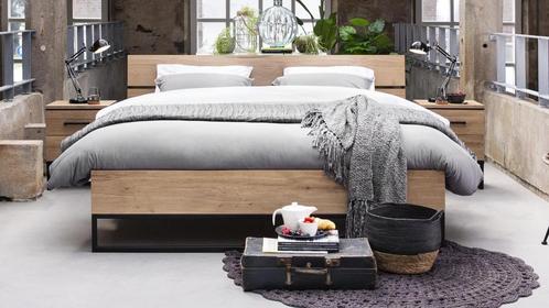 Whisper 2-persoonsbed - Naturel, Huis en Inrichting, Slaapkamer | Bedden, Nieuw, Ophalen of Verzenden