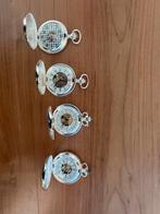 4 Glory of Steam medaillons met horloge, Ophalen of Verzenden