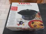 Tefal elektrische wok / fondue, Huis en Inrichting, Ophalen of Verzenden, Zo goed als nieuw, Aluminium, Wok