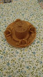 Goudkleurig Kaarsje op Schoteltje, Ophalen of Verzenden