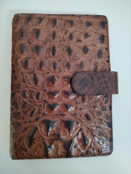 K459  agenda organizer model standard 95 x 171 mm crocoprint, Diversen, Agenda's, Zo goed als nieuw, Ophalen of Verzenden
