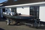 mooie stalen ijzeren boot sloep, Watersport en Boten, Sloepen, Ophalen, Geen motor, Zo goed als nieuw, Tot 10 pk