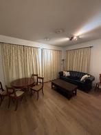 Te koop 6 gordijnen met runners en rails, Huis en Inrichting, Ophalen, Gebruikt, 200 cm of meer, Beige