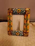 Handbeschilderd keramiek fotolijstje, Ophalen of Verzenden, Gebruikt