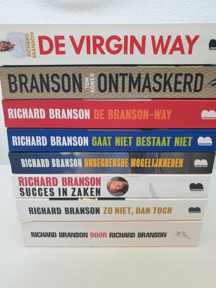 Richard Branson Boeken Collectie, Boeken, Overige Boeken, Gelezen, Ophalen of Verzenden