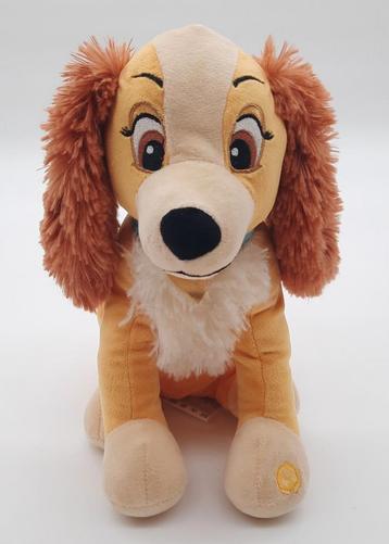 Lady (uit Lady en de Vagebond) knuffel met geluid ca. 28cm beschikbaar voor biedingen