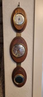 Mooi Weerstation met Thermometer, Barometer & Hygrometer, Ophalen of Verzenden, Gebruikt, Analoog, Overige typen