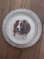 Mooi wandbordje met hond Purbeck Pottery Engeland, Ophalen of Verzenden