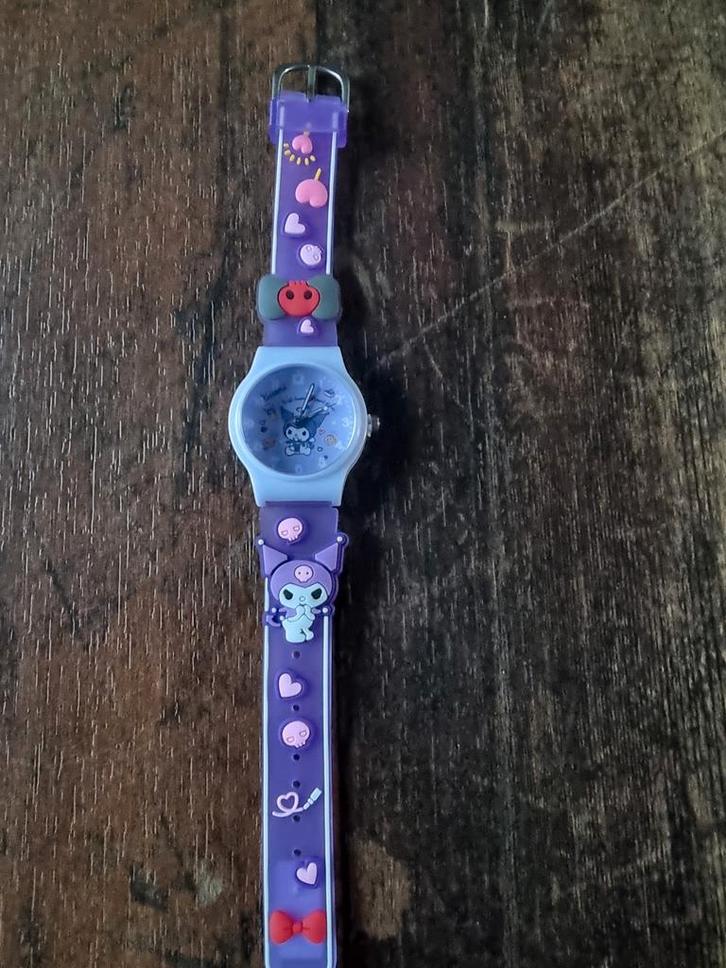 Kuromi Kinderhorloge - Leuke Accessoire!, Sieraden, Tassen en Uiterlijk, Horloges | Kinderen, Nieuw, Meisje, Ophalen of Verzenden