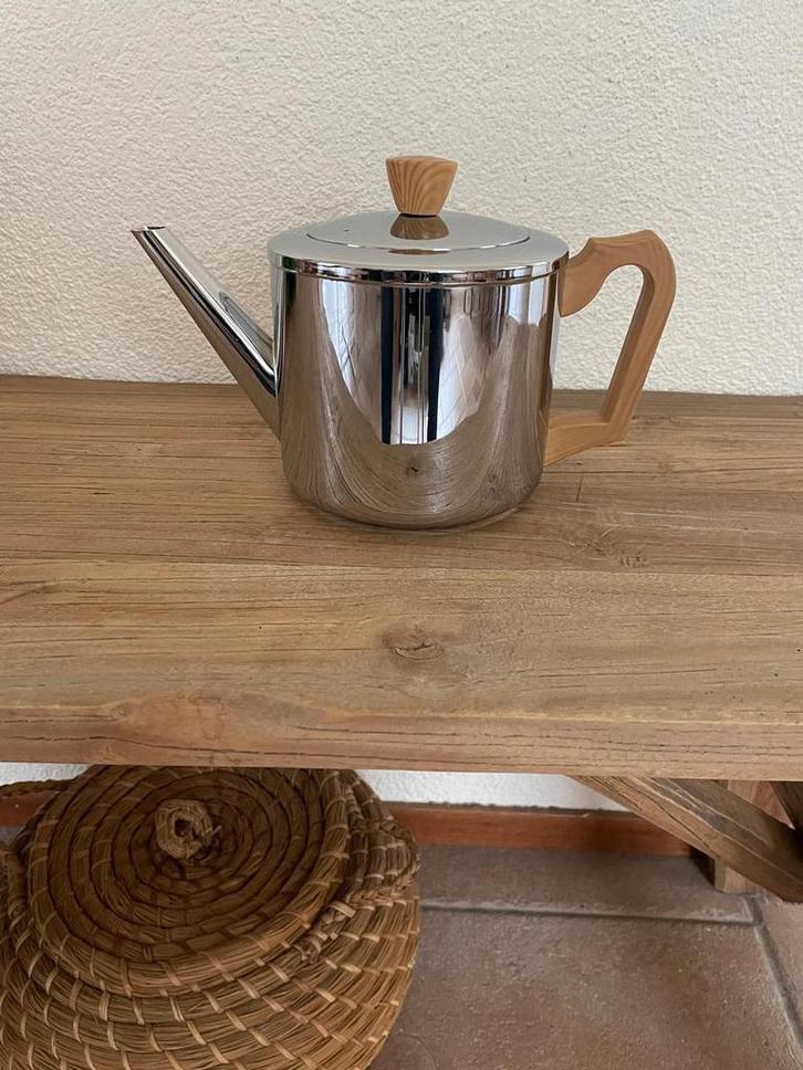 Bredemeijer theepot Douwe Egberts - Zo goed als nieuw, Huis en Inrichting, Keuken | Keukenbenodigdheden, Gebruikt, Ophalen of Verzenden