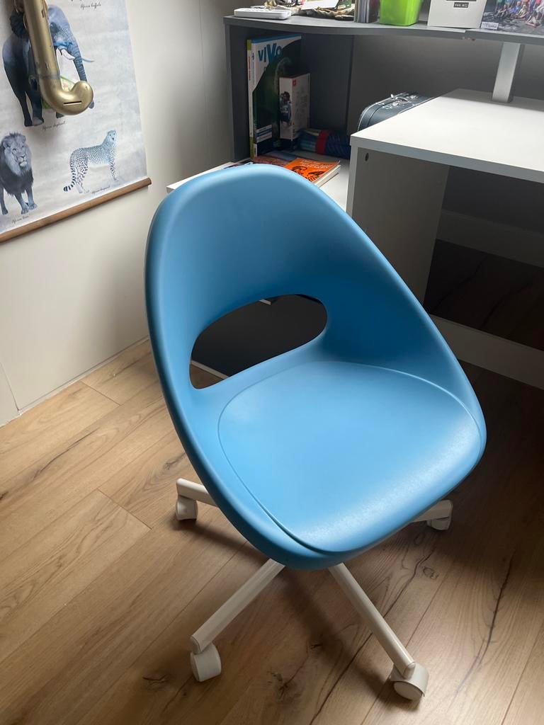 Zo goed als nieuwe bureaustoel, Ophalen, Blauw, Zo goed als nieuw, Bureaustoel