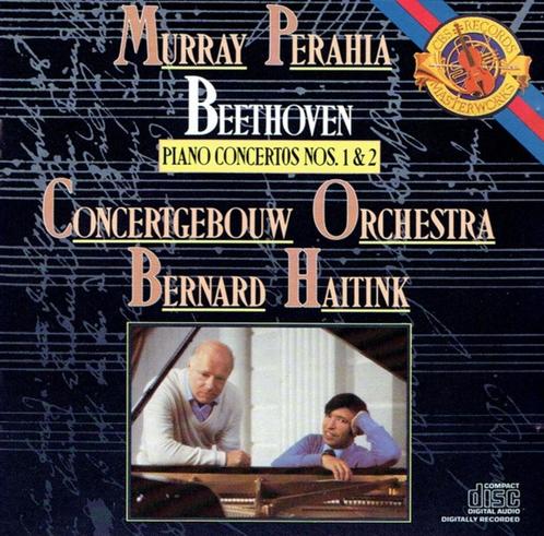 BEETHOVEN Piano concertos nos. 1 & 2 CD PERAHIA HAITINK CBS, Cd's en Dvd's, Cd's | Klassiek, Zo goed als nieuw, Orkest of Ballet