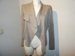 Marccain suedine suede look vest jasje open vallend N3/M