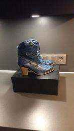 Fabs blauwe slangenprint laarsjes maat 37, Ophalen of Verzenden, Zo goed als nieuw, Blauw