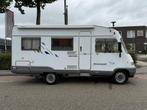 Fiat 230 Hymer B 535 Vast bed, Toilet, Koelkast, Luifel, Cam, Caravans en Kamperen, Integraal, Bedrijf, Diesel, Fiat