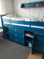 Mooie hoogslaper setje blauw 100 euro, Kinderen en Baby's, Ophalen, Zo goed als nieuw, Hoogslaper