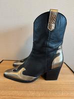 Nieuw! Manfield Leren Laarzen 40, Hoge laarzen, Zwart, Nieuw, Ophalen of Verzenden