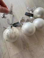 Vondels kerstballen met glitter sterren 4x NIEUW, Ophalen of Verzenden, Nieuw