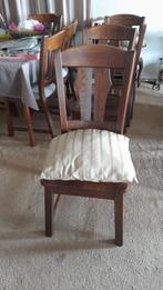 4 stoelen  donker eiken, Ophalen of Verzenden