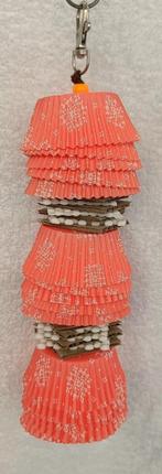 vogelspeeltje: cupcake lamp met bel (oranje), Ophalen of Verzenden, Nieuw, Speelgoed