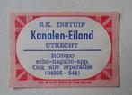 R.K. Instuif   KANALEN - EILAND    UTRECHT, Verzamelen, Rookartikelen, Aanstekers en Luciferdoosjes, Verzenden, Zo goed als nieuw