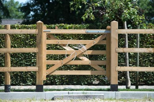 Houten poort, Tuinpoort, Weidepoort, Oprit, Poorten, Weide, Dieren en Toebehoren, Stalling en Weidegang, Opfok, Stalling, Weidegang