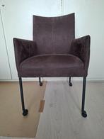 Eetkamer stoelen, Huis en Inrichting, Stoelen, Ophalen, Gebruikt, Bruin, Vier