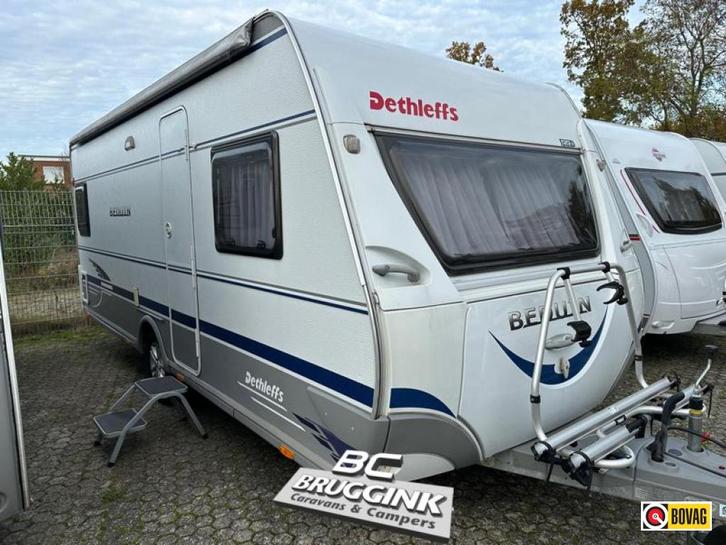 Dethleffs Beduin 510 DB met mover, Caravans en Kamperen, Caravans, tot en met 4, 1000 - 1250 kg, Rondzit, Dethleffs, Frans bed