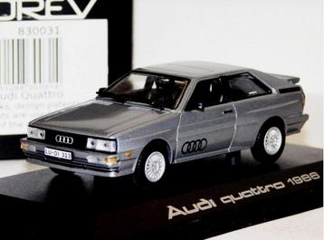 AUDI QUATTRO 1986 ZILVER SCHAAL 1:43 NOREV ref. 830031 beschikbaar voor biedingen