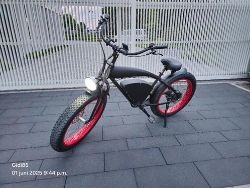 Vintage E-cruiser 20Ah accu, Fietsen en Brommers, Elektrische fietsen, Zo goed als nieuw, Overige merken, 50 km per accu of meer
