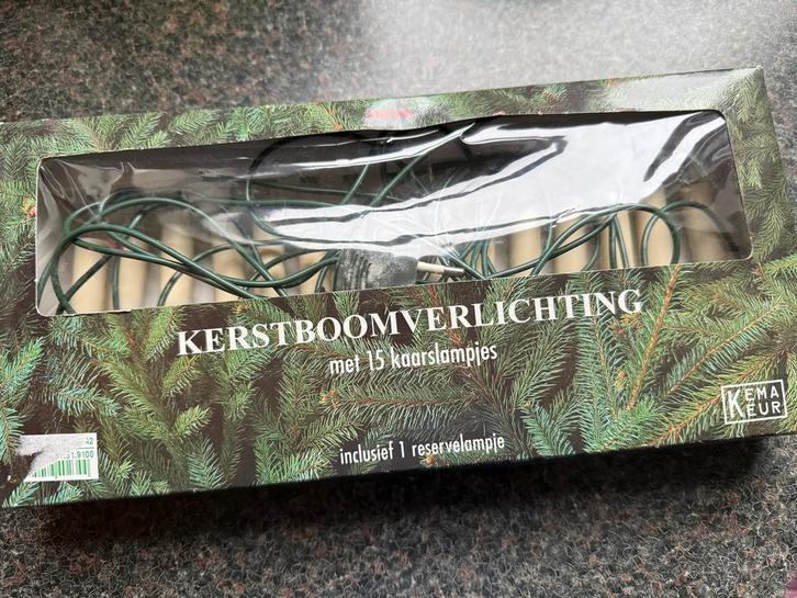 Kerstboom verlichting kaarsjes. Vintage, Diversen, Kerst, Zo goed als nieuw, Ophalen of Verzenden