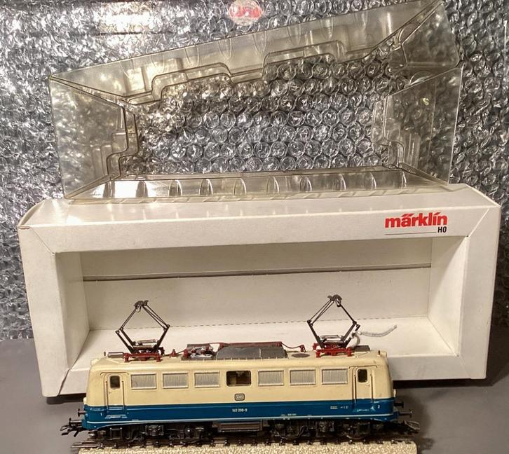 Märklin 3345 BR 140 398-9 DB beige/türkis, Hobby en Vrije tijd, Modeltreinen | H0, Gebruikt, Locomotief, Wisselstroom, Märklin