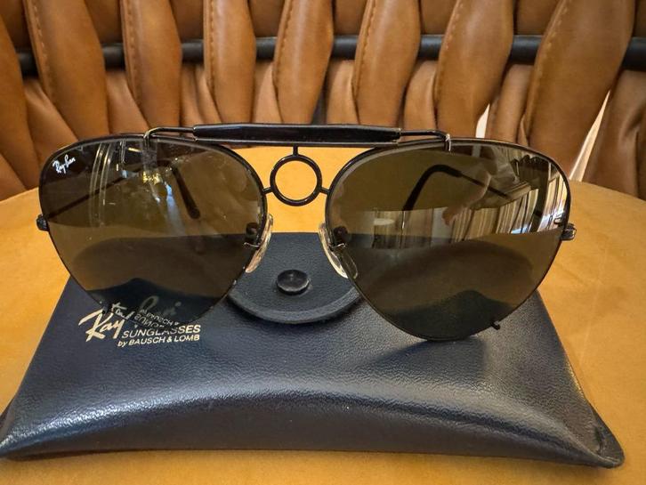 Vintage B&L Ray-Ban zonnebril Black Outdoorsman SharpShooter, Sieraden, Tassen en Uiterlijk, Zonnebrillen en Brillen | Heren, Zo goed als nieuw